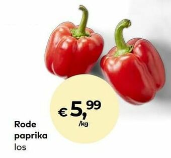 Rode paprika