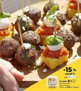 Bio Planet De hobbit hummus met ras el hanout aanbieding