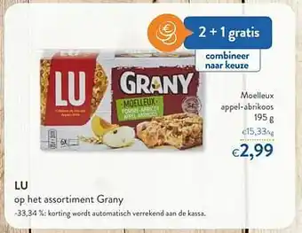 Lu moelleux appel-abrikoos