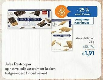 OKay Jules destrooper amandelbrood aanbieding