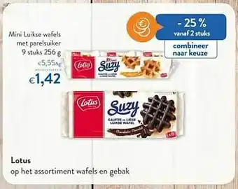 OKay Lotus mini luikse wafels met parelsuiker aanbieding