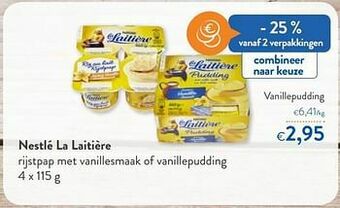OKay Nestlé la laitière vanillepudding aanbieding