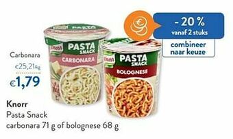 OKay Knorr carbonara aanbieding