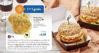 Cordon bleu van kalkoen