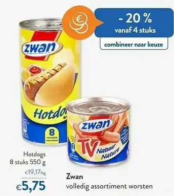 OKay Zwan hotdogs aanbieding