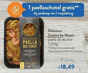 OKay Delicious cuisine by noyen paella van de chef aanbieding