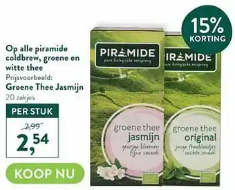 Groene thee jasmijn