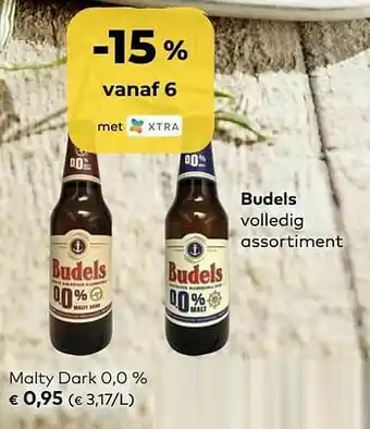 Bio Planet Budels malty dark 0,0 % aanbieding