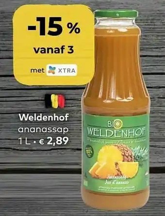 Bio Planet Weldenhof ananassap aanbieding