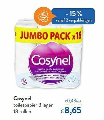 Cosynel toiletpapier