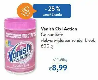 Vanish oxi action colour safe vlekverwijderaar zonder bleek
