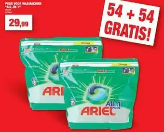 Pods voor wasmachine all-in-1