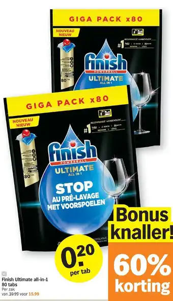 Finish ultimate all-in-1 80 tabs per zak
