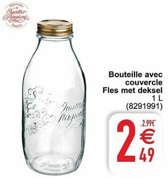 Cora Bouteille avec couvercle fles met deksel aanbieding