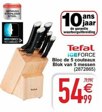 Cora Bloc de 5 couteaux blok van 5 messen aanbieding