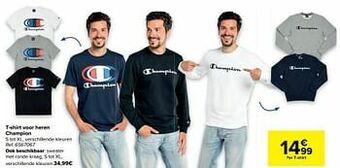 T-shirt voor heren champion
