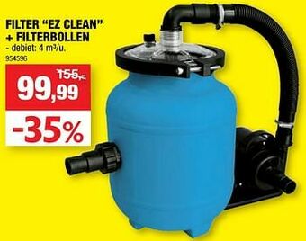 Hubo Filter ez clean + filterbollen aanbieding