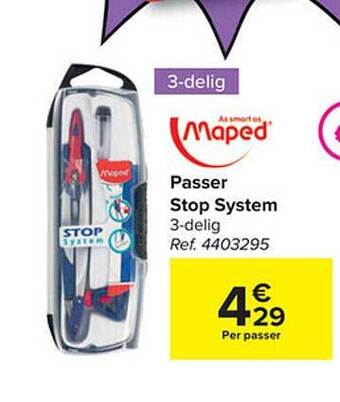 Carrefour Passer stop system aanbieding