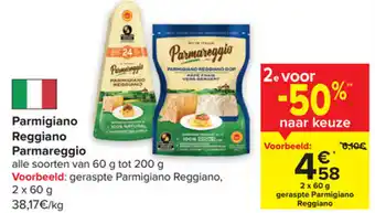 Parmigiano Reggiano Parmareggio Alle Soorten van 60g tot 200g