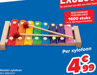 Carrefour Houten Xylofoon aanbieding