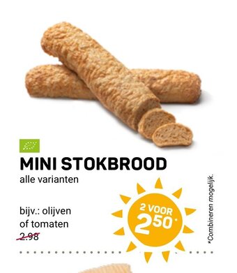 Ekoplaza Mini Stokbrood aanbieding