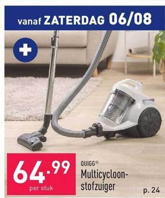 ALDI Quigg multicycloonstofzuiger aanbieding