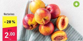 ALDI Nectarines aanbieding