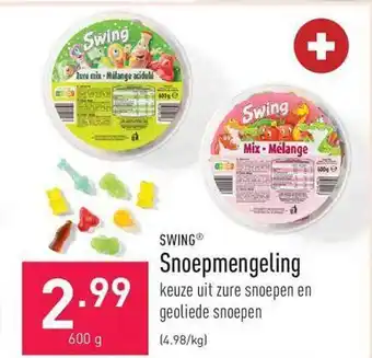 ALDI Swing snoepmengeling aanbieding
