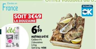 Auchan Huitres d'ete aanbieding