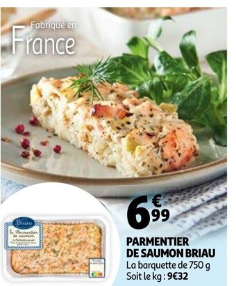 Parmentier de saumon briau 750g