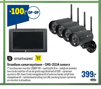 Smartwares Draadloos camerasysteem - CMS-31114 camera