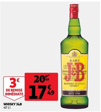 Auchan Whisky J&B aanbieding