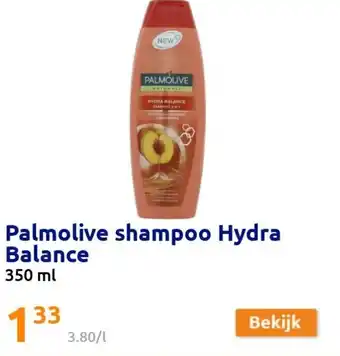 Action Palmolive shampoo hydra balance 350ml aanbieding