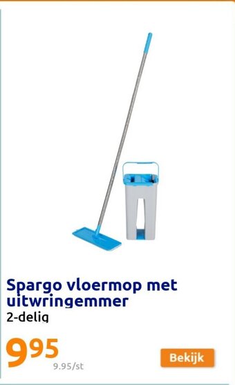Action Spargo vloermop met uitwringemmer aanbieding