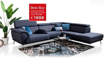 Henders & Hazel Hoekopstelling santiago in stof aanbieding