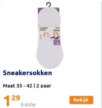 Action Sneakersokken aanbieding