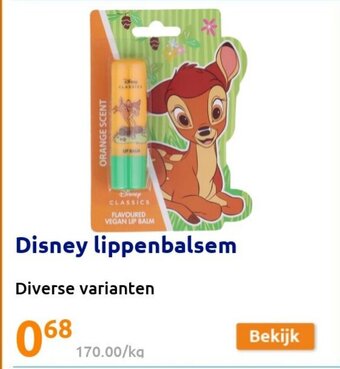 Action Disney lippenbalsem aanbieding