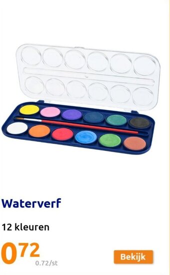 Action Waterverf aanbieding