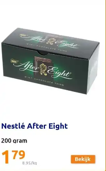 Action Nestle after eight 200g aanbieding