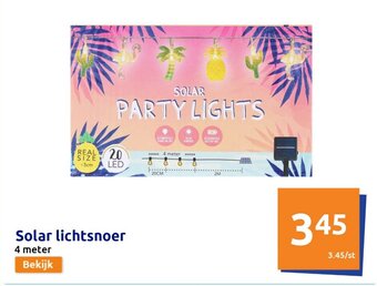 Action Solar lichtsnoer aanbieding