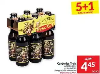 Cuvée des trolls licht blond bier ln clip