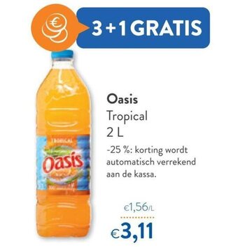 OKay Oasis Tropical 2 L aanbieding