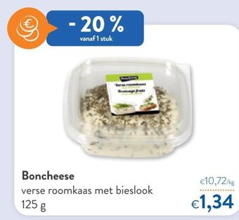 OKay Boncheese verse roomkaas met bieslook 125 g aanbieding