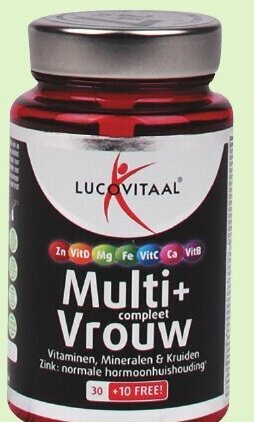 Holland & Barrett Multi+ Vrouw 40 tabletten aanbieding