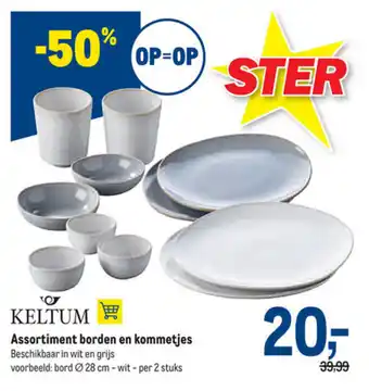 Keltum Assortiment borden en kommetjes