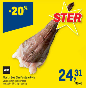 Makro North Sea Chefs staartvis aanbieding