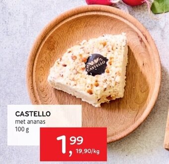 Alvo Castello met ananas 100 g aanbieding