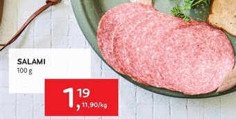 Alvo Salami 100 g aanbieding