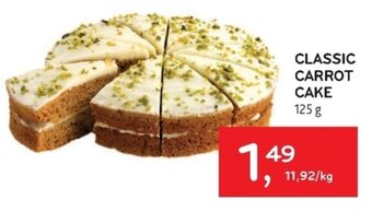 Classic Carrot Cake 125 g