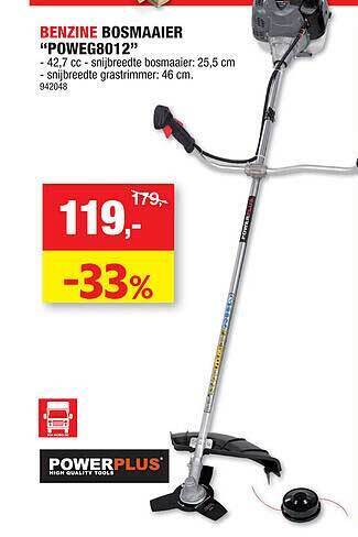 Hubo Benzine bosmaaier aanbieding